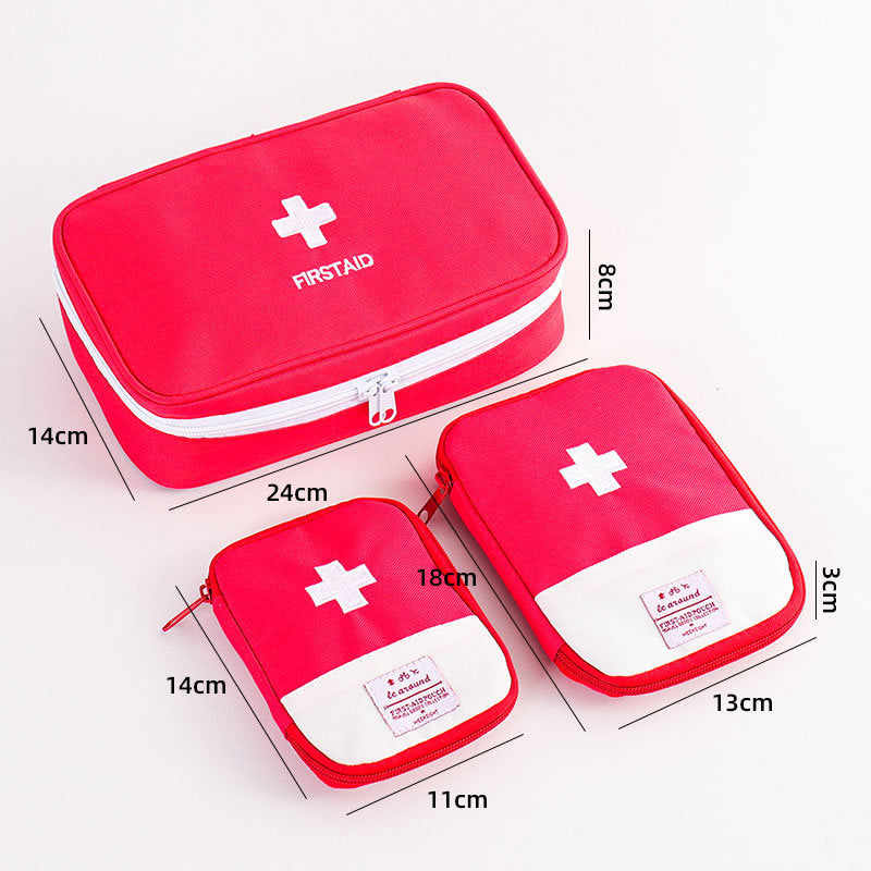 Mini First Aid & Medicine Storage Bag – Portable Travel Emergency Survival Pill Case